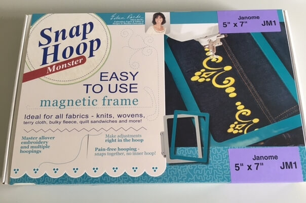 design : ELNA-JANOME Monster Snap Hoop