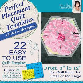 design : Perfect Placement Quilt Templates - Circles and hexagons